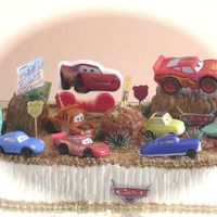 Cars Cake I make this cake for my nephew's second birthday!