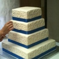 Square Buttercream Cake 