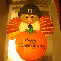 Turkey Cake I had lots of fun with this one. First one I've made.