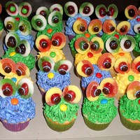 Little Monsters little monsters for a class full of little monsters. white cake with BC