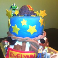 Toy Story Cake For a 3rd birthday, used 100% MMF. Hope you guys like it! thanks...