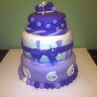 Purple Cake inspired by CC : ) Thanks!!!