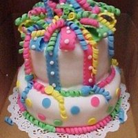 Grand Daughter's Birthday Cake My first try at making cakes using fondant