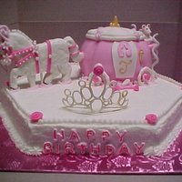 Niece's Birthday Cake This was my 3rd try at making decorated cakes. Made a cookie with royal icing and fondant decorations for the horse and royal icing to pipe...