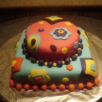 2Nd Fondant Cake I Made For My Girls Night 