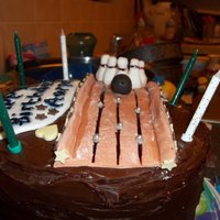 Bowling Birthday Cake 