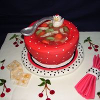 Chicken Noodle Soup Came up with this cake idea and decided to enter in the Upper Midwest Bakery Assocation competition. Won a silver medal, not bad for a...