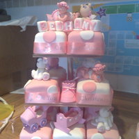 Christening Cake This was my very first attempt at making a christening cake. I think it looked good in the end.