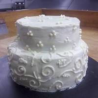 Chocolate And Cream Cheese Made for a bride newly diagnosed with diabetes. Fudge cake with cream cheese frosting.