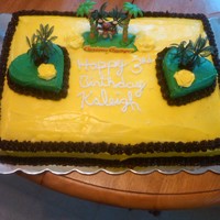 Curious George Cake Curious George cake I did for a friends 3 year old! They loved it and I loved making it! The hearts are cake, made with my heart shape cake...