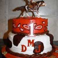 Dillon's First Birthday Cake (And My First Ever Cake To Do) 