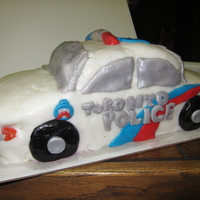Toronto Police Car My brother is a Toronto Police officer and for his birthday I made him this cake. I wasn't too happy with it as my fondant started to...