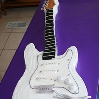 Fender Guitar Cake For 25Th Birthday I made this cake for the neice of a friend for her 25th b'day....she said she would never forget it. Replica Vintage Fender done in...