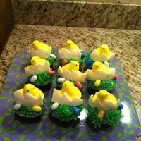Easter Cupcakes I made these cupcakes for an Easter dessert auction at work from a recipe I found on the Food Network website. I used fondant for the...
