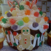 Gingerbread Holiday Large Cupcake I had so much fun making this cake. My grandmother who is 97 I made this for her. Her face just lite up like a christmas tree when I gave...