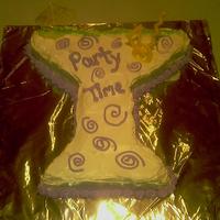 Margarita Glass Cake Lemon Lime cake with a pink lemon aide frosting.