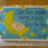 Baby Shower Cake Found this on here at CC and loved it!!! So I tried it! SOOOO CUTE!