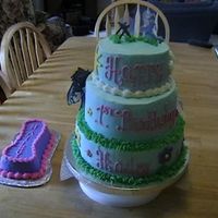 Eeyore 1St Bday Combo BDay cake along with the SMASH cake for the bday girl