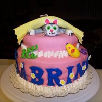 Cat Cake Sabrina's Birthday Cake
