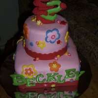 Elmo Cake Beckley's Birthday Cake
