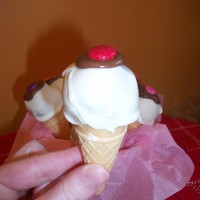 Ice Cream Cone Cake Pops Yummy cake pops atop cute little mini cones. So perfect for kids parties!!