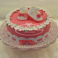 Baby Shoes Cake 