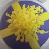 Gift Cake my first fondant covered cake :)