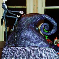Nightmare Before Christmas I used half gumpaste and half fondant.
