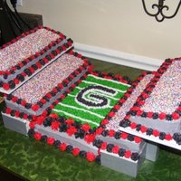 Ga Bulldogs Stadium Cake 