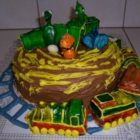 Dinosaur Train Cake 