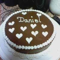 Chocolate Wasc With Chocolate Buttercream wow this is my first cake made for the wilton basics class. i was surprised in the way it came out did think i would do this good. i made...