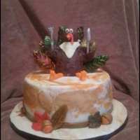 Turkey Marble cake with classic buttercream. Turkey is RKT covered in chocolate.