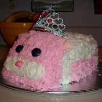 Zhu Zhu Pet Cake It came out a little box-like. I was afraid to cut away too much because once you do, you can't turn back!
