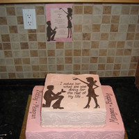 Invite In Cake Did a replica of the invite for this cake, all chocolate cake, cookies n' cream filling, vanilla BC...was a huge hit at the party!