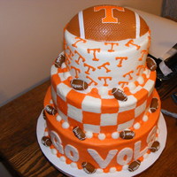 Ut Football Cake 
