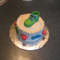 Gym Teacher Cake I made this small cake as a Christmas present for my daughters' gym teacher.