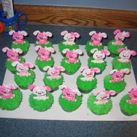 Baby Girl Puppy Shower I made these special cupcakes for my cousin's baby shower. I made the puppies out of royal icing to match the ones on the napkins for...