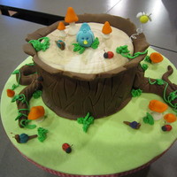 Tree Stump Cake Class This is the cake I learned this weekend with Andrea Sullivan of Andreas Sweet Cakes. She is truly an amazing teacher and if you are in the...