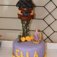 Tangled Birthday Cake Tangled Birthday Cake for a 4 yo. Thanks to Buzzers for the Tower Idea and Instructions.