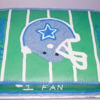 Cowboys Cake This was made for a coworker that hates the cowboys, so of course we threw her a cowboys birthday party. She loved it too