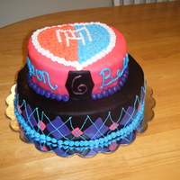 Monster High Cake this is my first cake using fondant