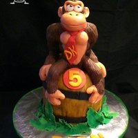 Donkey Kong Cake All edible top to bottom :)