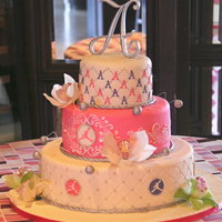 Wedding Cake This was one was a lot of fun! The bride gave me a picture from PCB that she wanted something similar of, they both love basketball and...