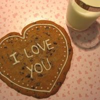 Big Chocolate Chip Cookie attempted a big heart shaped chocolate chip cookie.