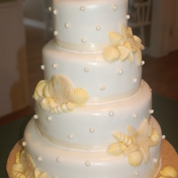 Beach Wedding Chocolate seashells and sculpted sanddollar and starfish!