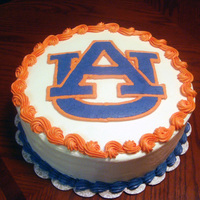War Eagle! WASC with vanilla buttercream icing. Logo is FBCT.