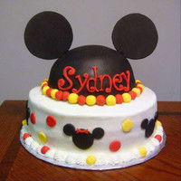 More Mickey Than Minnie 2 year old girl's birthday party. Mom wanted "more Mickey than Minnie," so every other Mickey has a little bow to make her a...