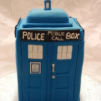 Tardis Cake From Dr. Who 