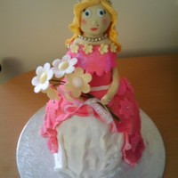 Princess Cake My friends birthday cake, went with a princess theme.