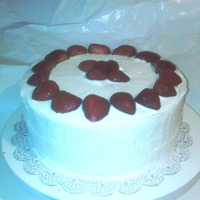 Strawberry And Whipped Cream Cake 